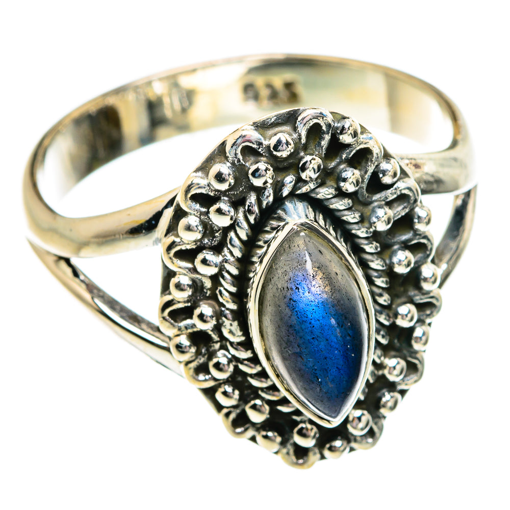 Labradorite Rings handcrafted by Anasilvercos - RING81055