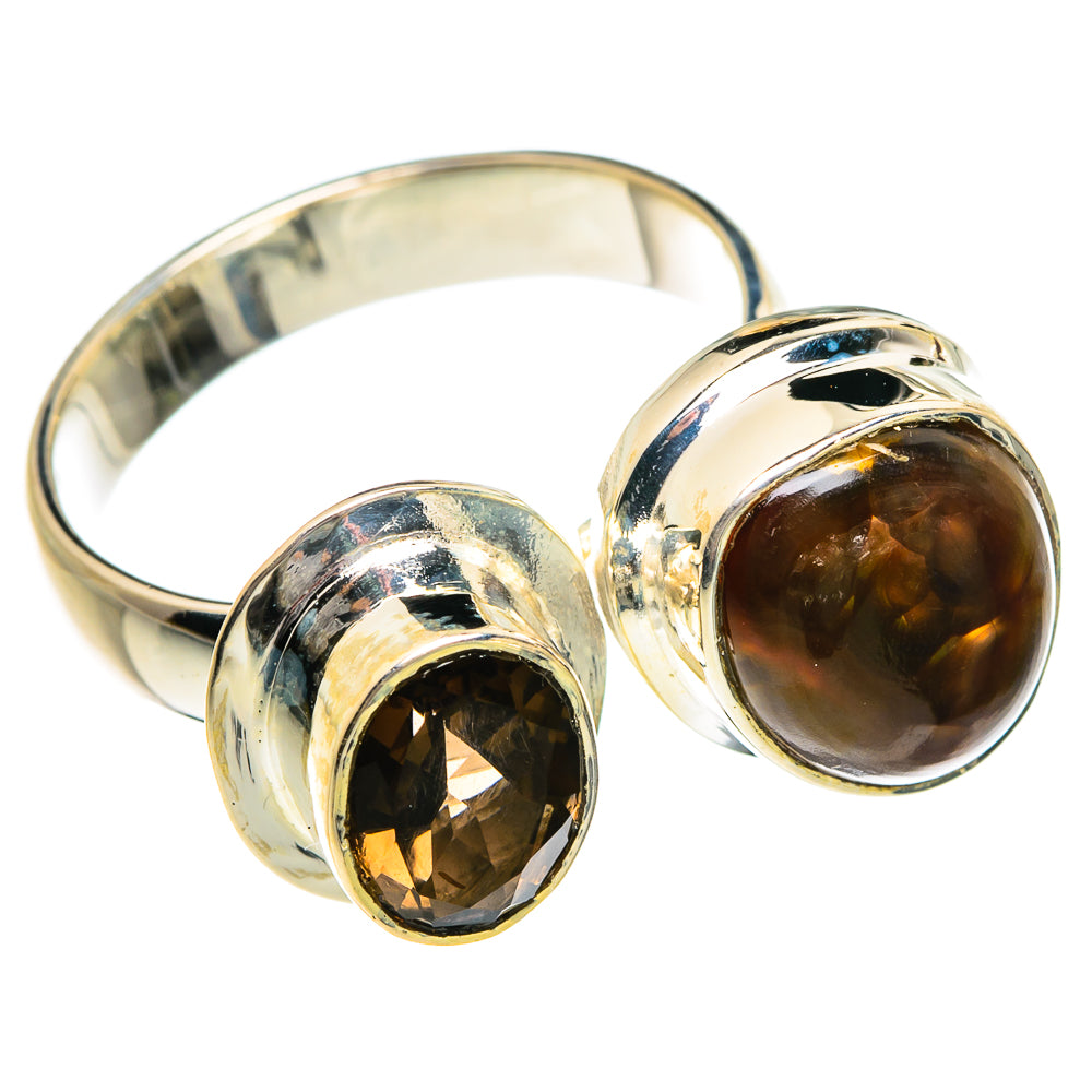 Mexican Fire Agate Rings handcrafted by Anasilvercos - RING81062