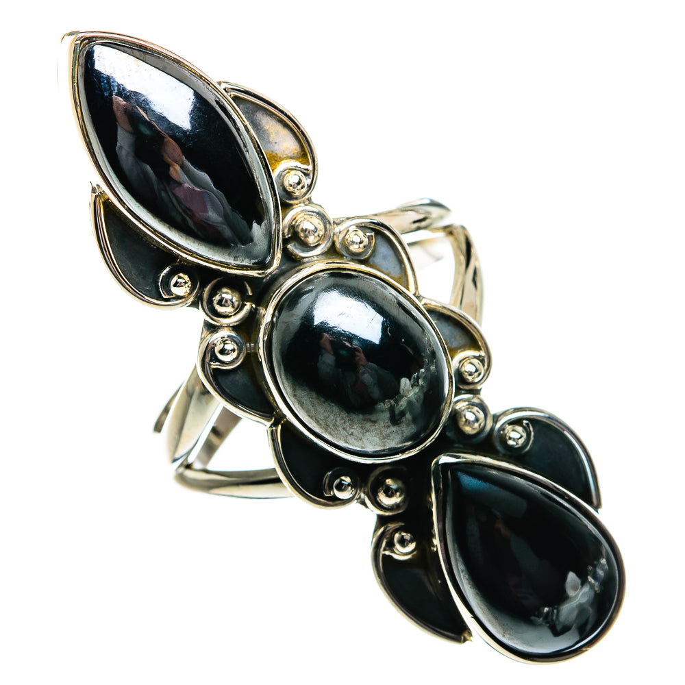 Hematite Rings handcrafted by Anasilvercos - RING81075
