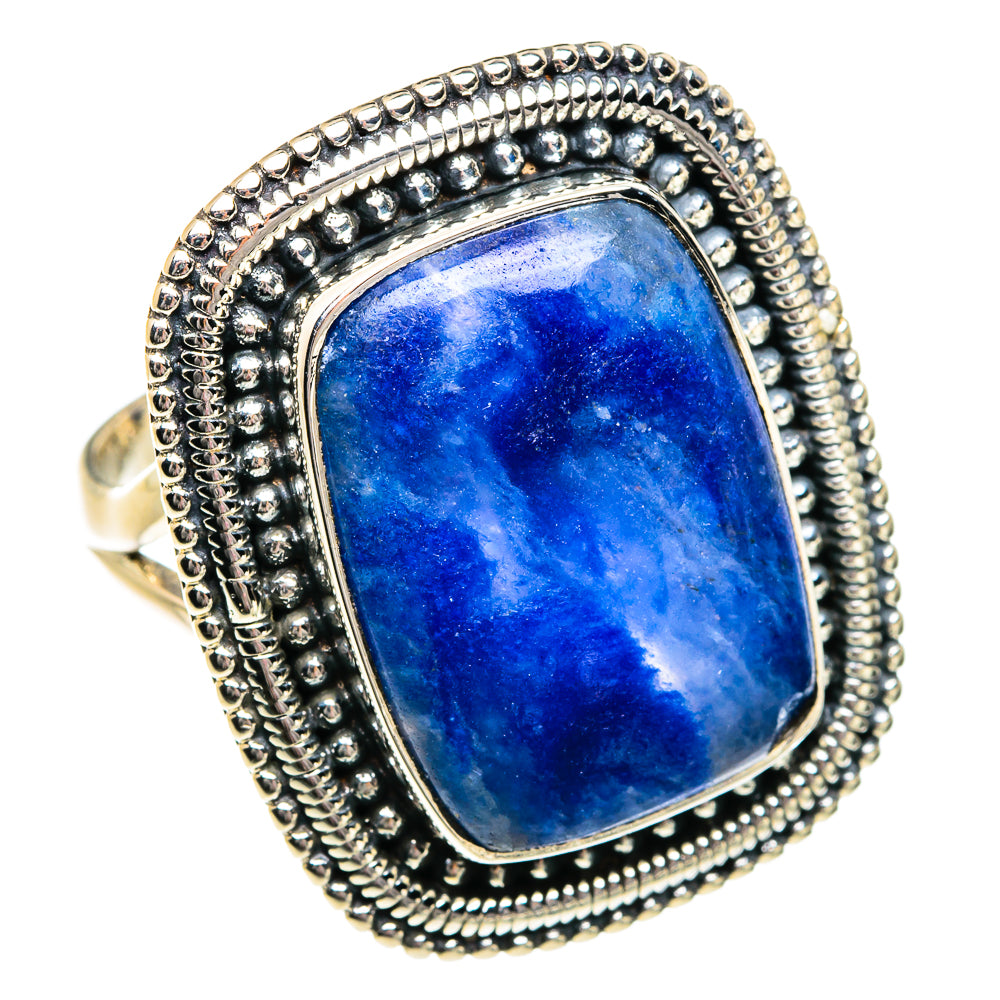 Sodalite Rings handcrafted by Anasilvercos - RING81079