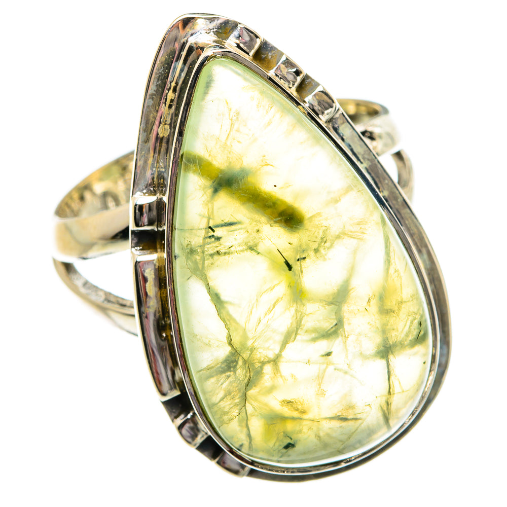 Prehnite Rings handcrafted by Anasilvercos - RING81086