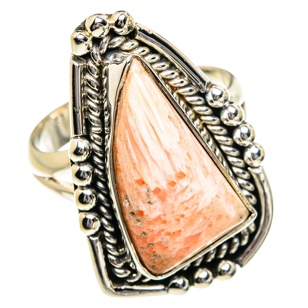Scolecite Rings handcrafted by Anasilvercos - RING81092