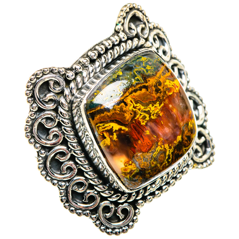 Moroccan Agate Rings handcrafted by Anasilvercos - RING81120