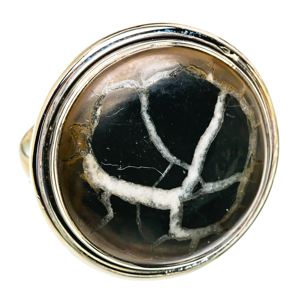 Septarian Geode Rings handcrafted by Anasilvercos - RING81122