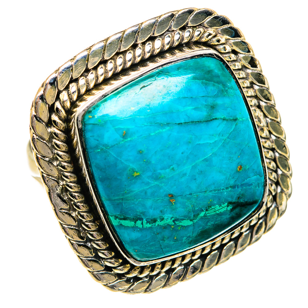 Chrysocolla Rings handcrafted by Anasilvercos - RING81167
