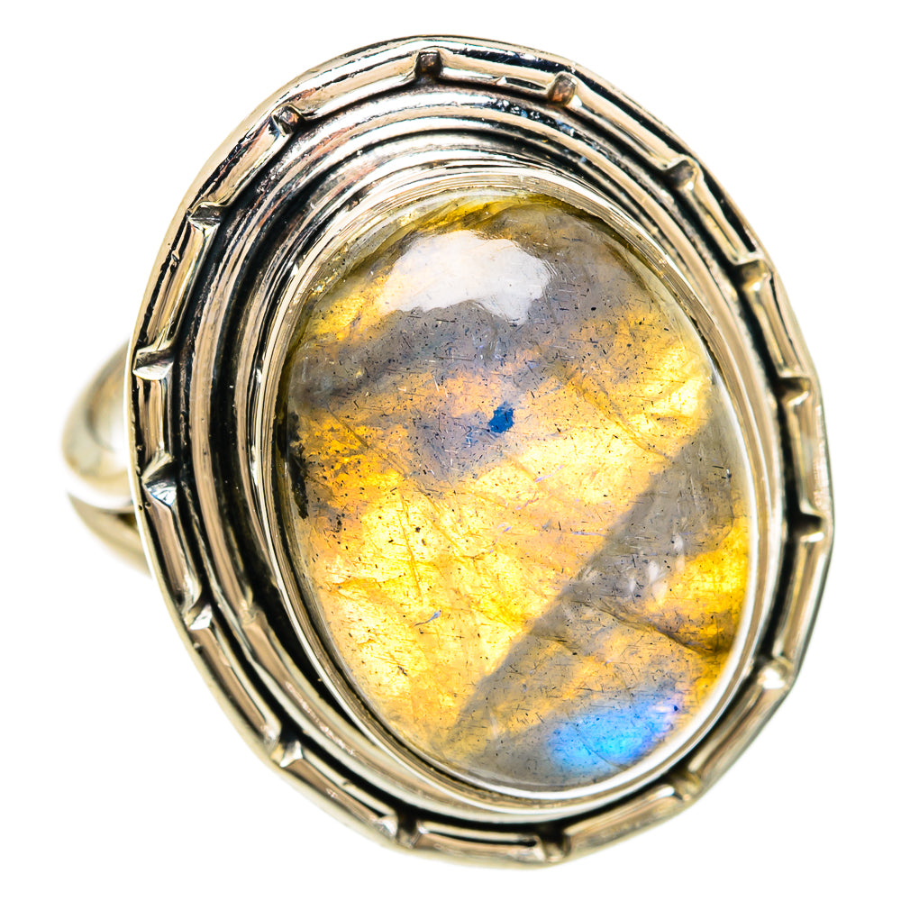 Labradorite Rings handcrafted by Anasilvercos - RING81176