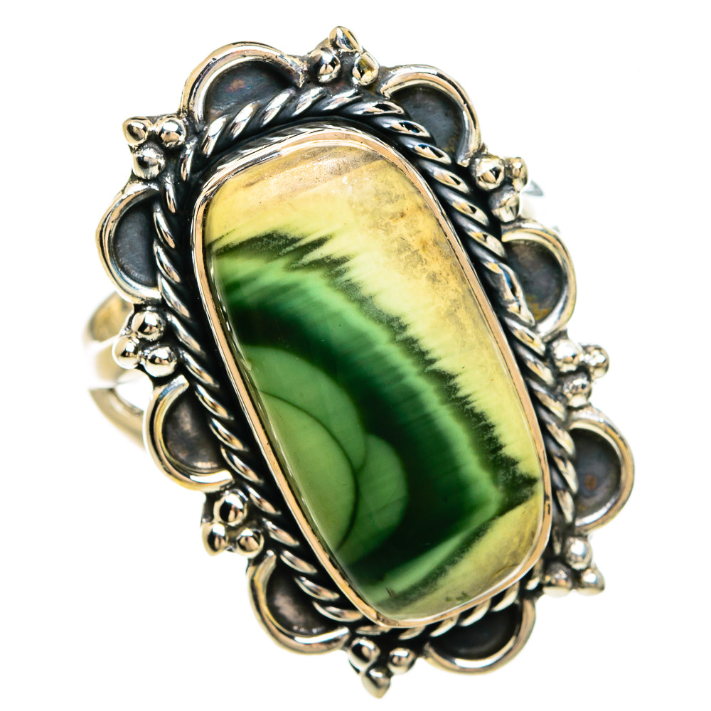 Willow Creek Jasper Rings handcrafted by Anasilvercos - RING81179