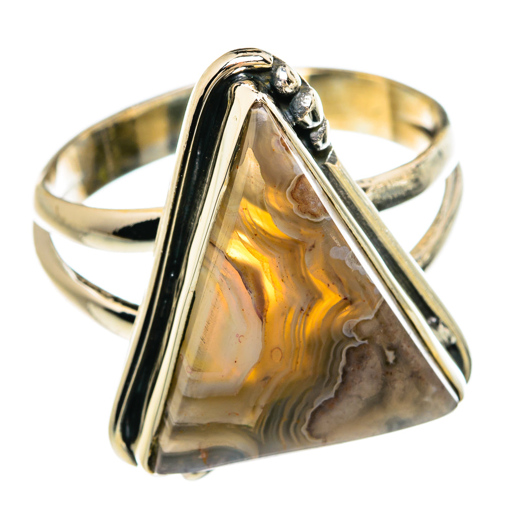 Botswana Agate Rings handcrafted by Anasilvercos - RING81184