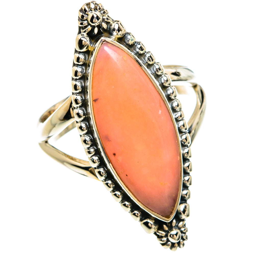 Pink Opal Rings handcrafted by Anasilvercos - RING81188
