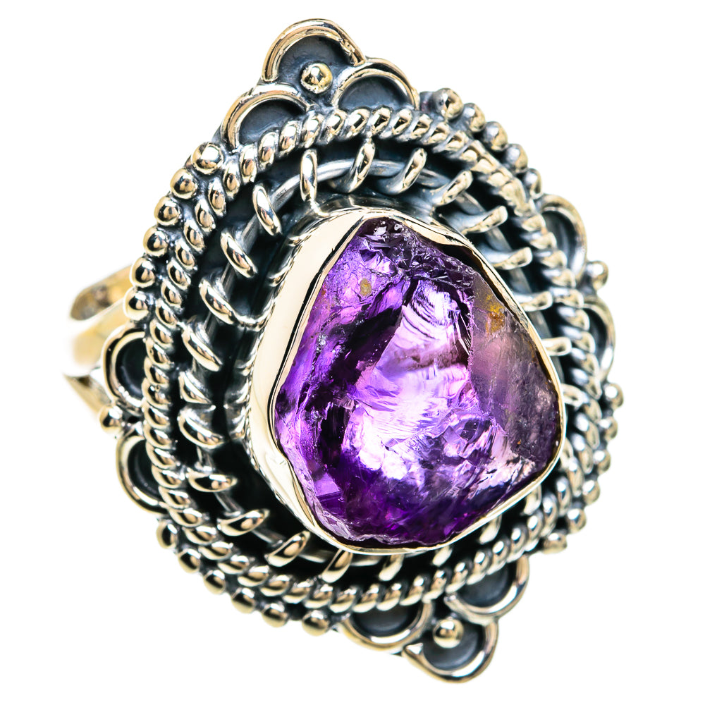 Amethyst Rings handcrafted by Anasilvercos - RING81190