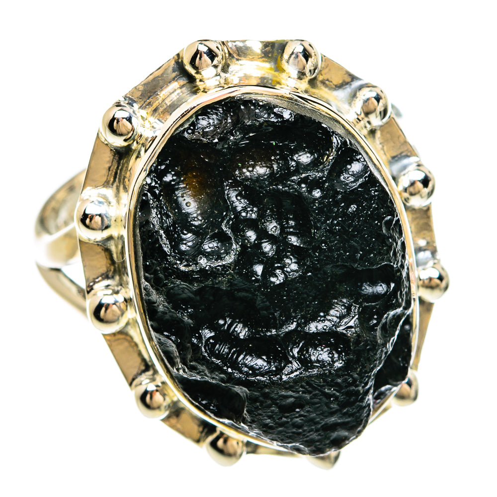 Tektite Rings handcrafted by Anasilvercos - RING81194