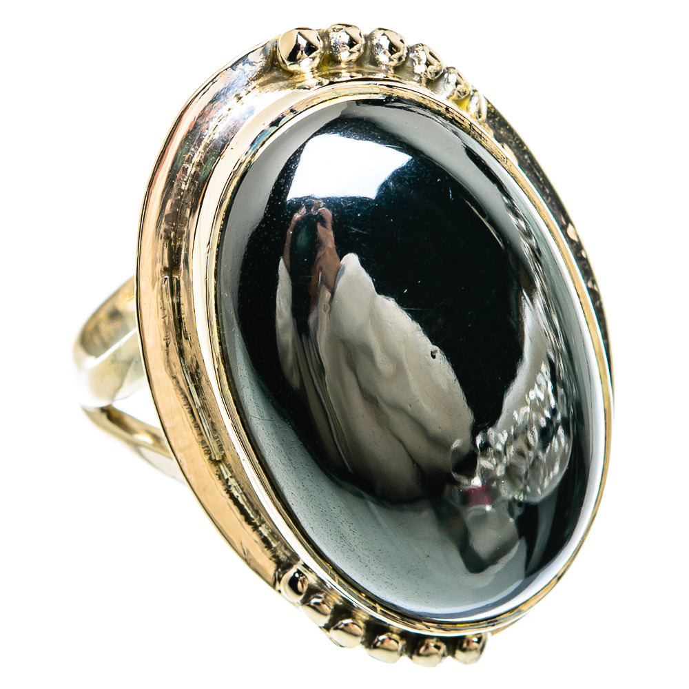 Hematite Rings handcrafted by Anasilvercos - RING81203