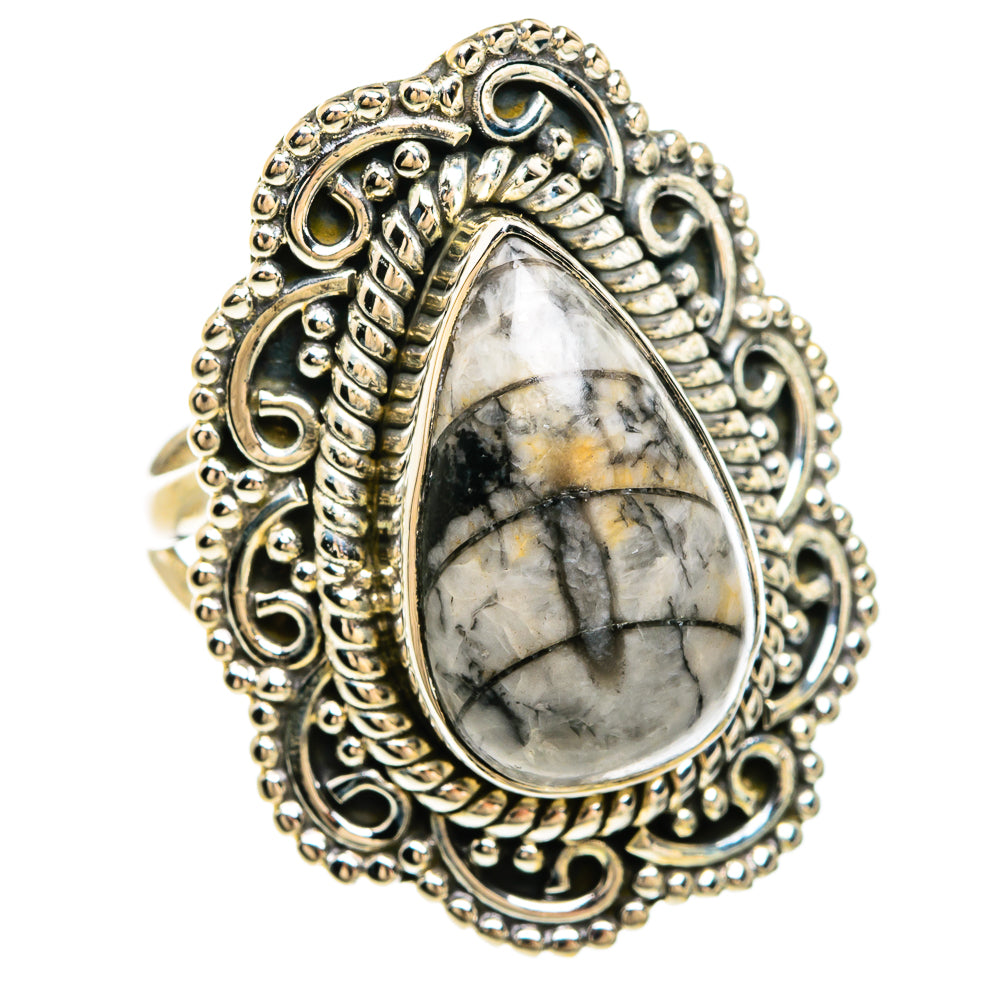Orthoceras Fossil Rings handcrafted by Anasilvercos - RING81204