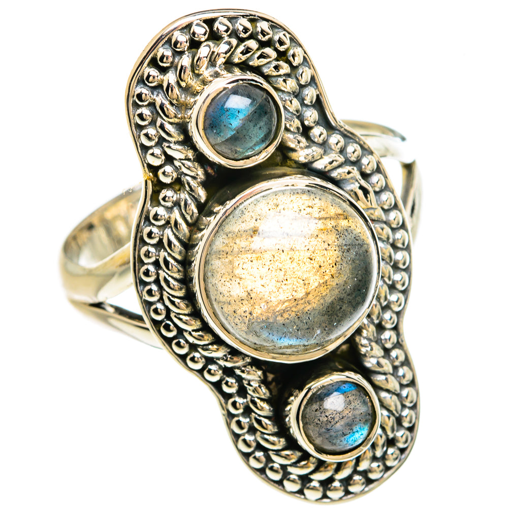 Labradorite Rings handcrafted by Anasilvercos - RING81210