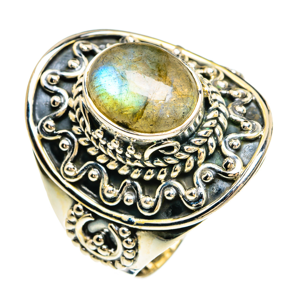 Labradorite Rings handcrafted by Anasilvercos - RING81212