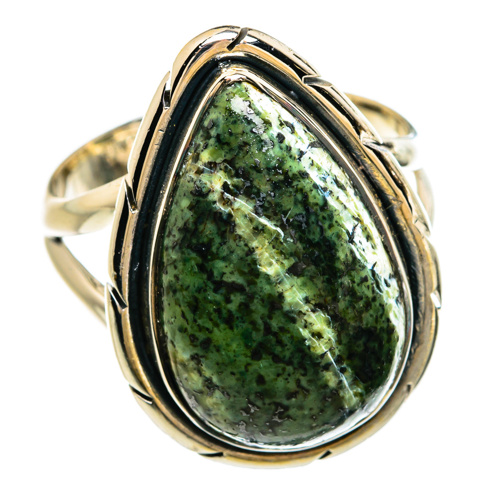 Lizard Jasper Rings handcrafted by Anasilvercos - RING81216