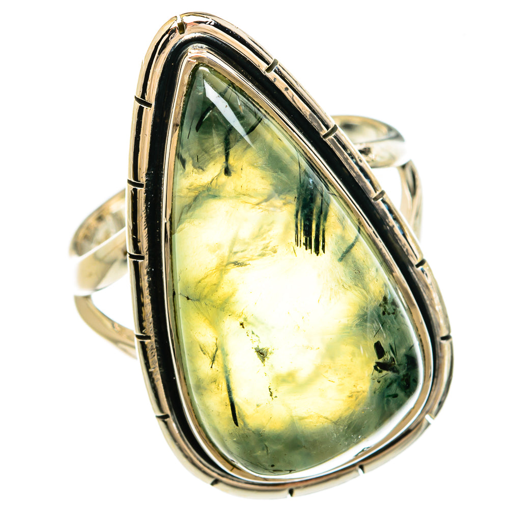 Prehnite Rings handcrafted by Anasilvercos - RING81218