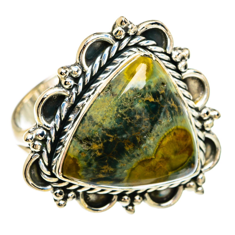 Ocean Jasper Rings handcrafted by Anasilvercos - RING81219