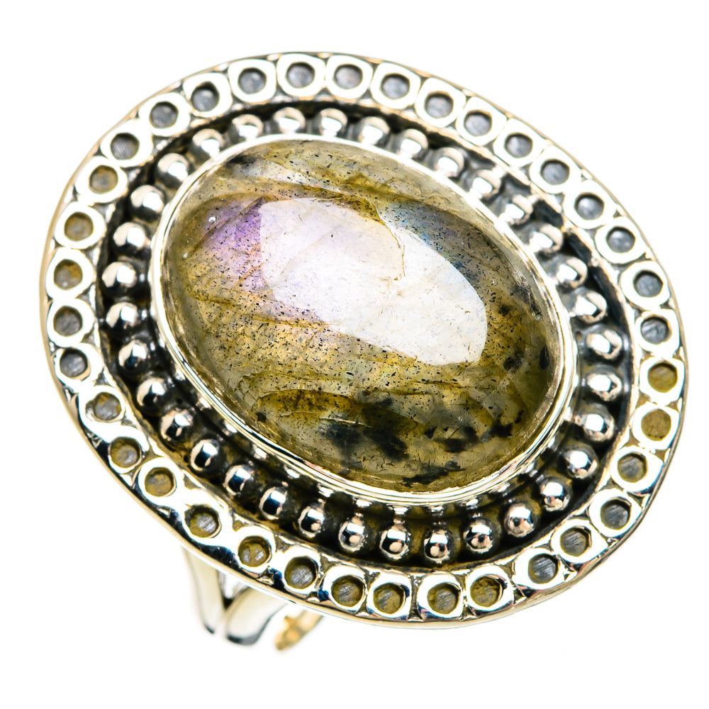 Labradorite Rings handcrafted by Anasilvercos - RING81227