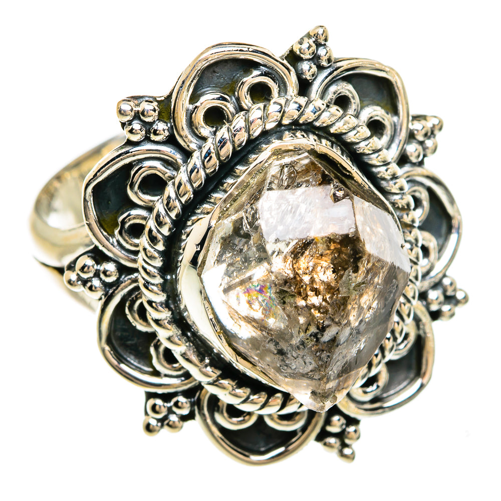 Herkimer Diamond Rings handcrafted by Anasilvercos - RING81229