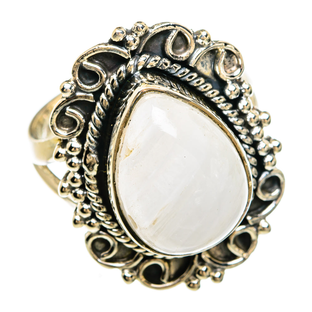 Blue Lace Agate Rings handcrafted by Anasilvercos - RING81232