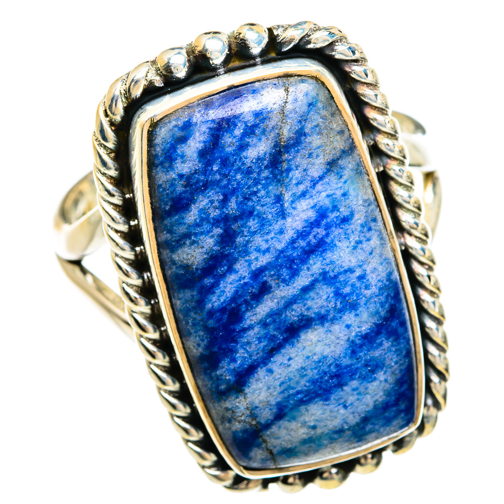 Sodalite Rings handcrafted by Anasilvercos - RING81237