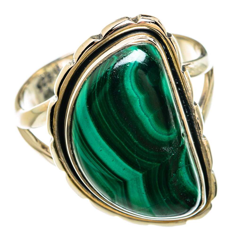 Malachite Rings handcrafted by Anasilvercos - RING81247