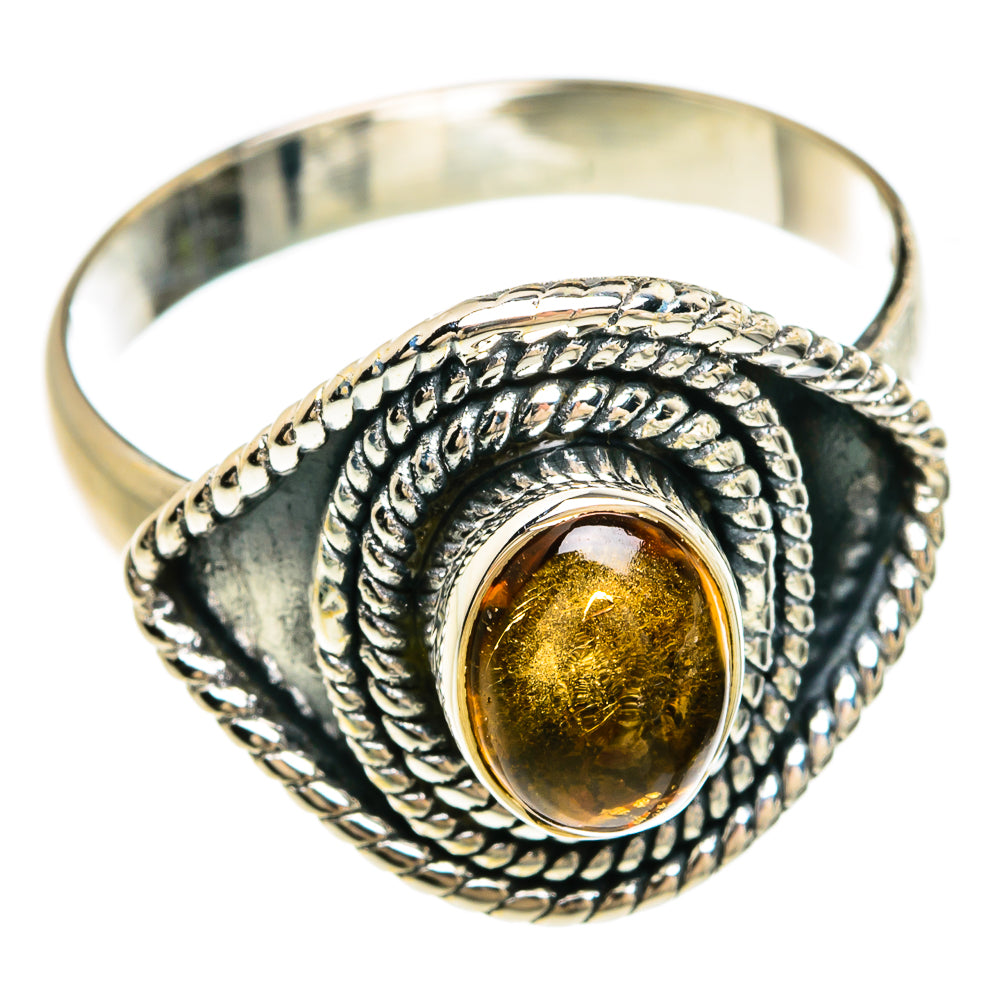 Citrine Rings handcrafted by Anasilvercos - RING81254