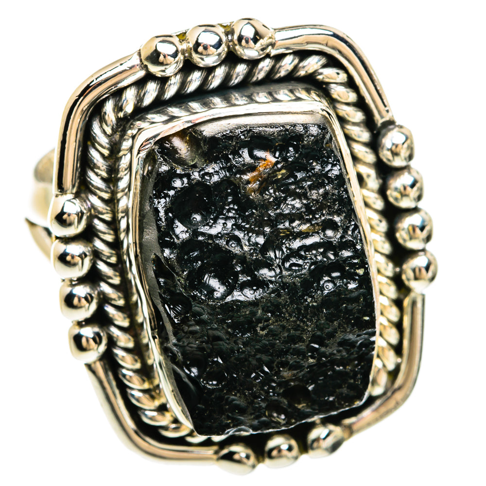 Tektite Rings handcrafted by Anasilvercos - RING81259 - Photo 2