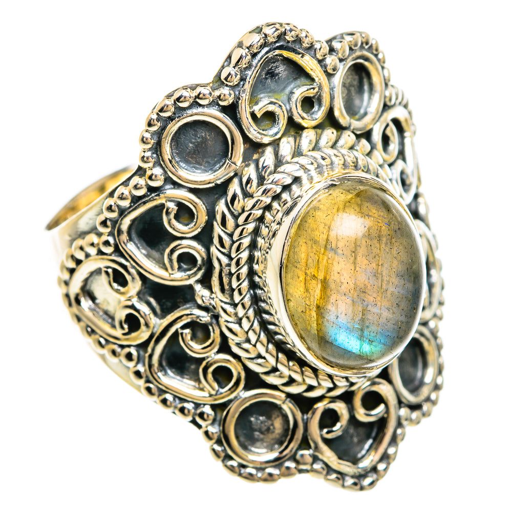 Labradorite Rings handcrafted by Anasilvercos - RING81267