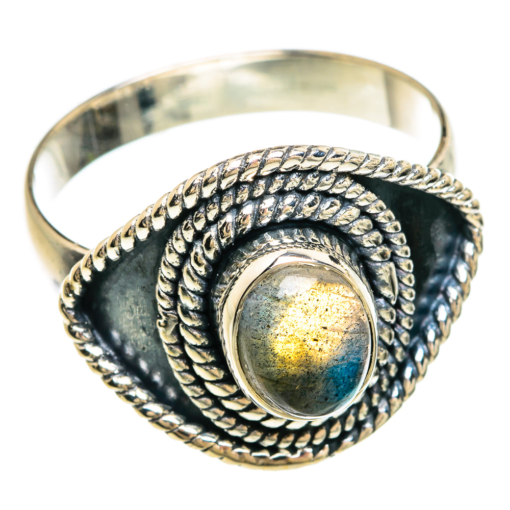 Labradorite Rings handcrafted by Anasilvercos - RING81268