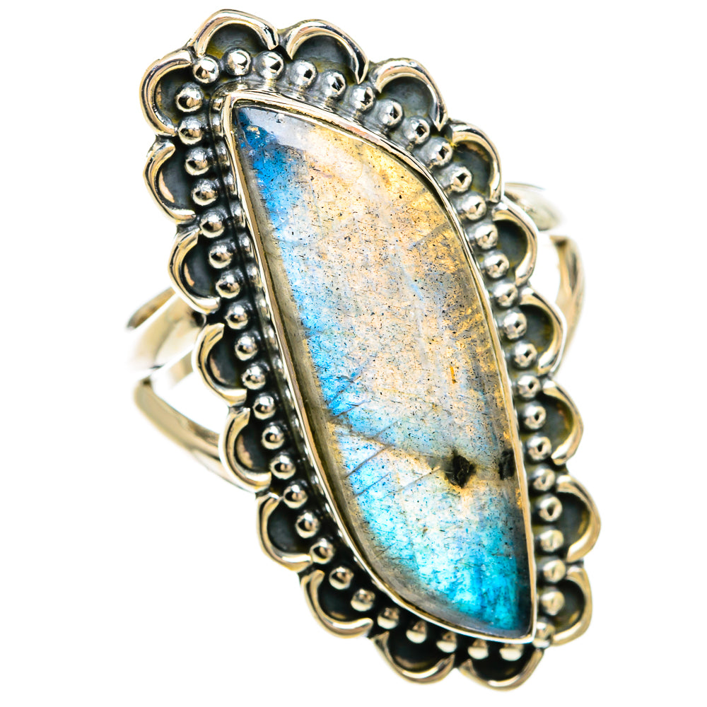Labradorite Rings handcrafted by Anasilvercos - RING81274