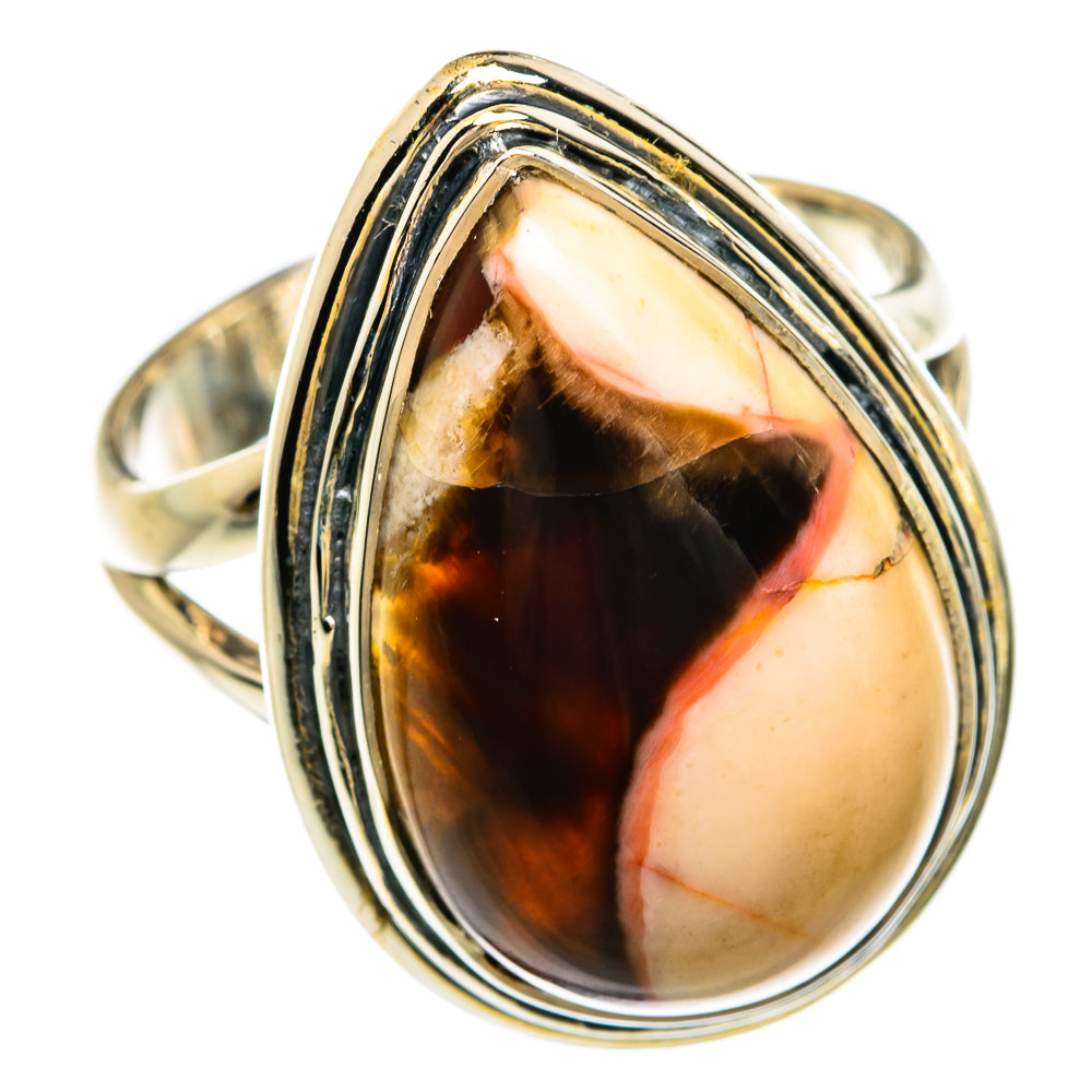 Peanut Wood Jasper Rings handcrafted by Anasilvercos - RING81282