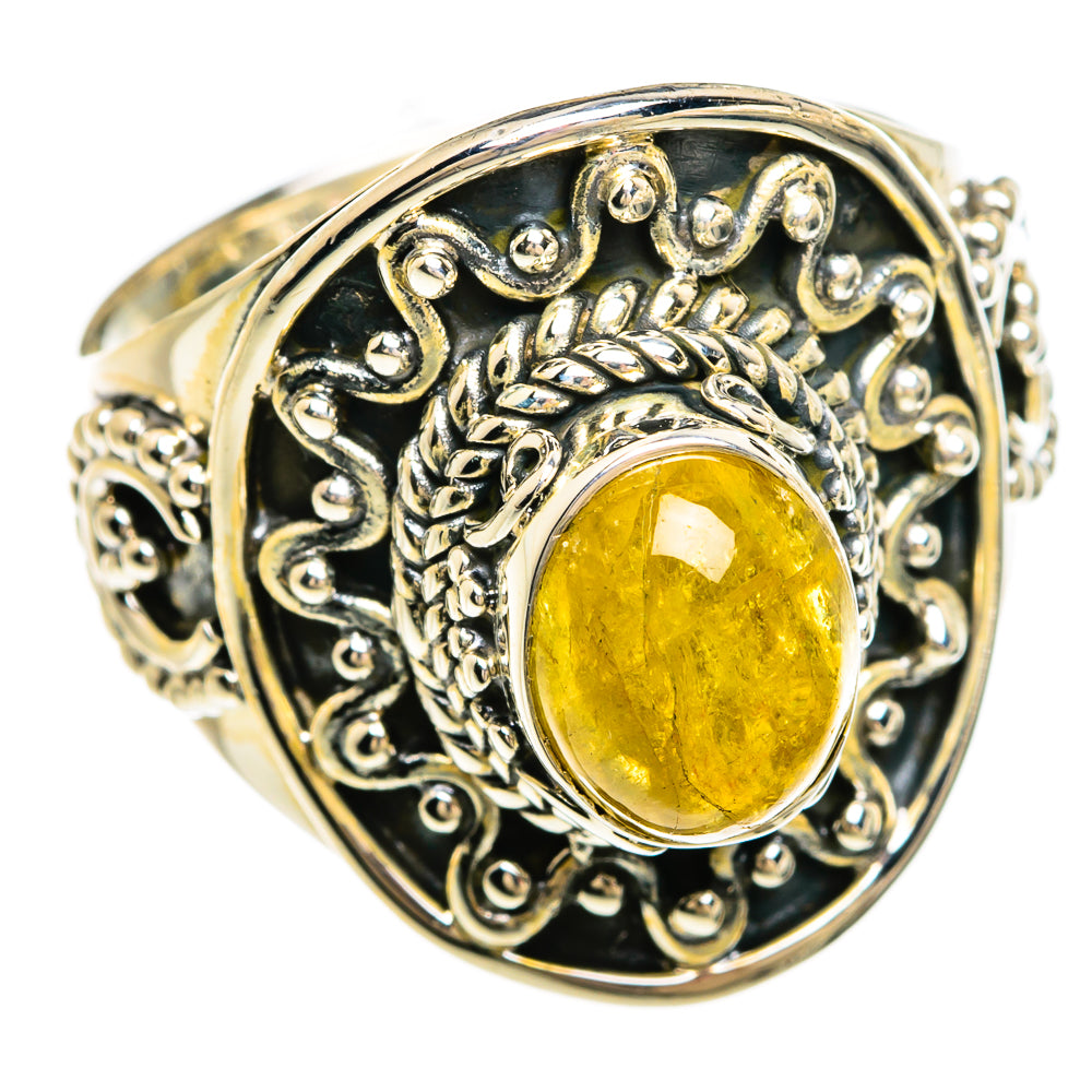 Rutilated Quartz Rings handcrafted by Anasilvercos - RING81283