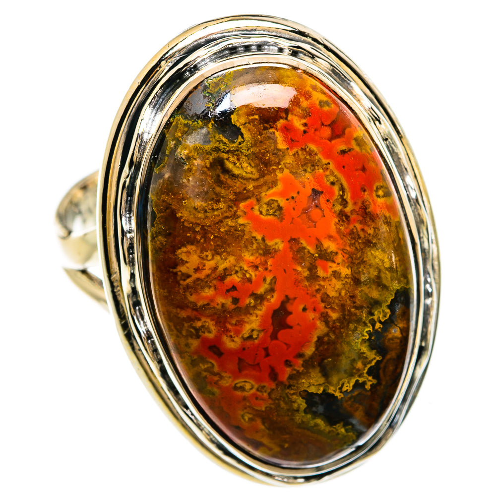 Moroccan Agate Rings handcrafted by Anasilvercos - RING81312