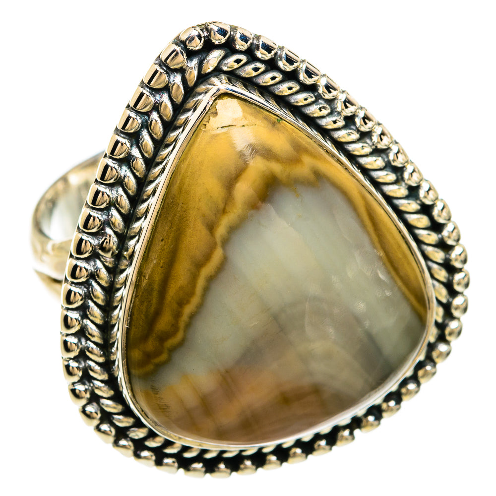 Willow Creek Jasper Rings handcrafted by Anasilvercos - RING81315
