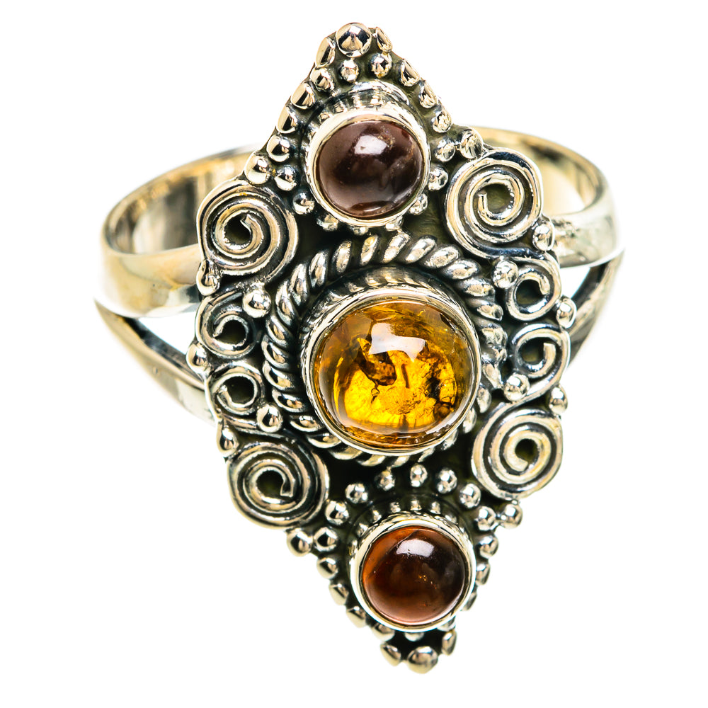 Baltic Amber Rings handcrafted by Anasilvercos - RING81316