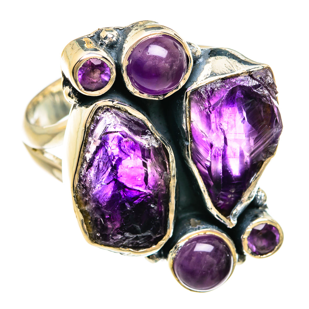 Amethyst Rings handcrafted by Anasilvercos - RING81320