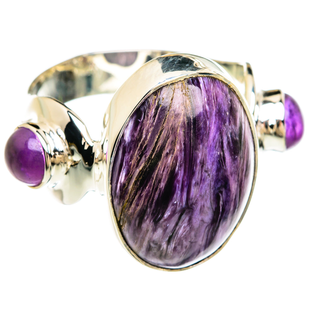 Charoite Rings handcrafted by Anasilvercos - RING81321