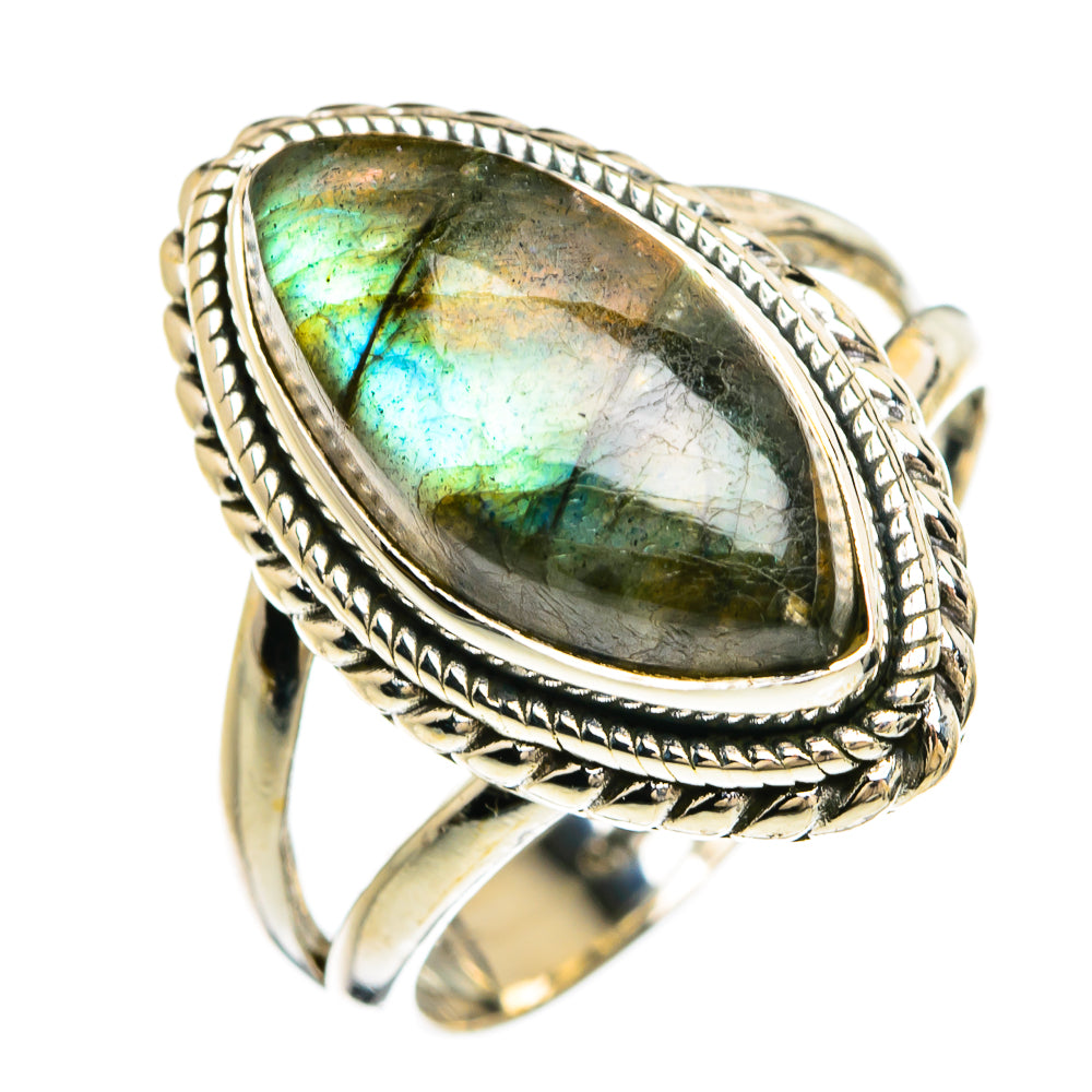 Labradorite Rings handcrafted by Anasilvercos - RING81346