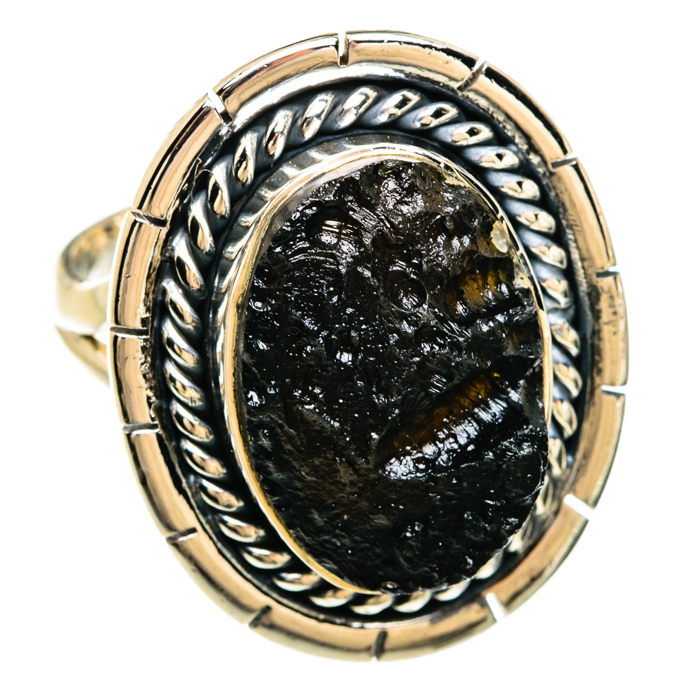 Tektite Rings handcrafted by Anasilvercos - RING81357 - Photo 2