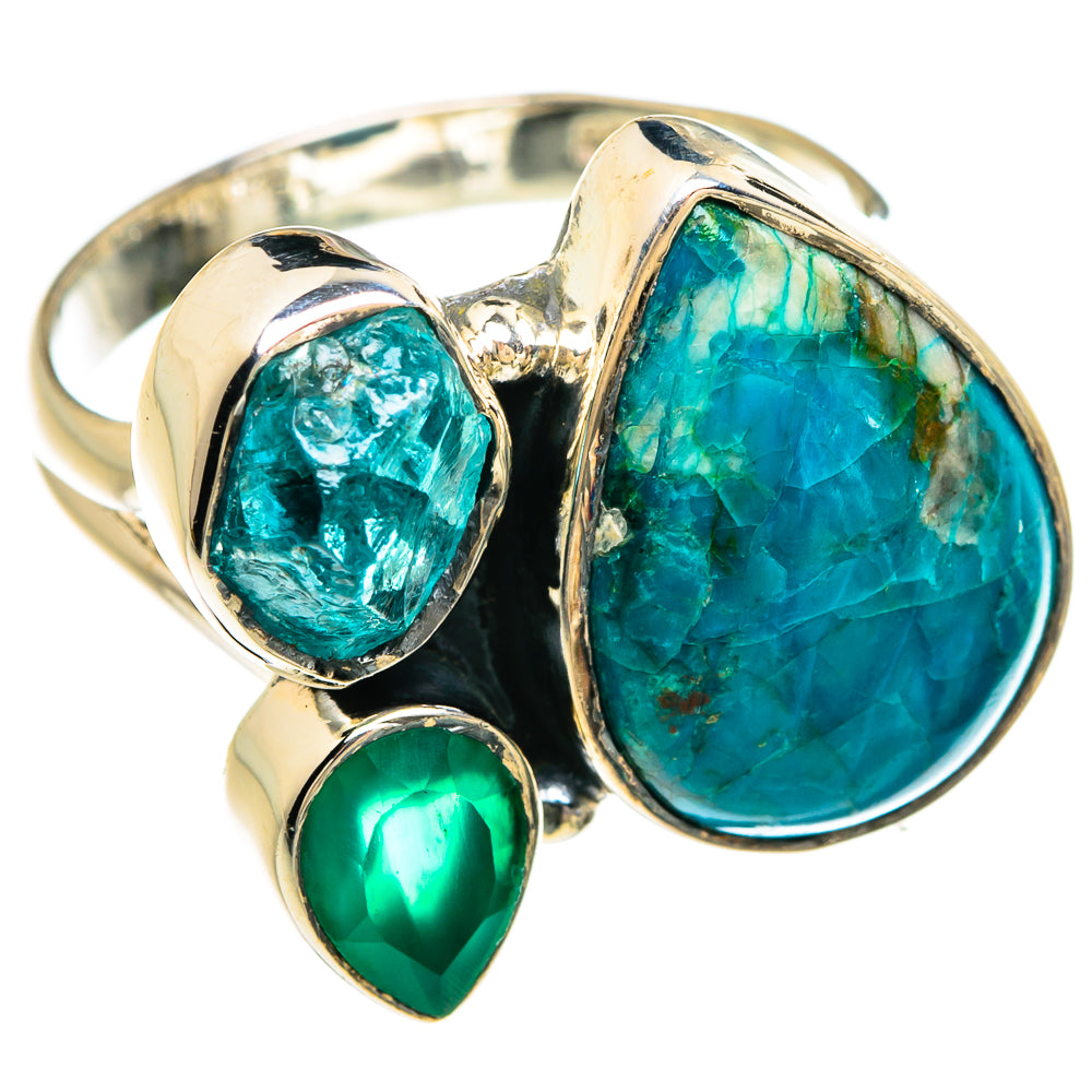 Chrysocolla Rings handcrafted by Anasilvercos - RING81367