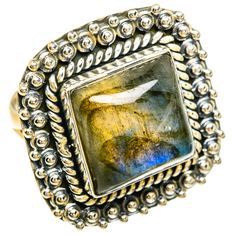 Labradorite Rings handcrafted by Anasilvercos - RING81371