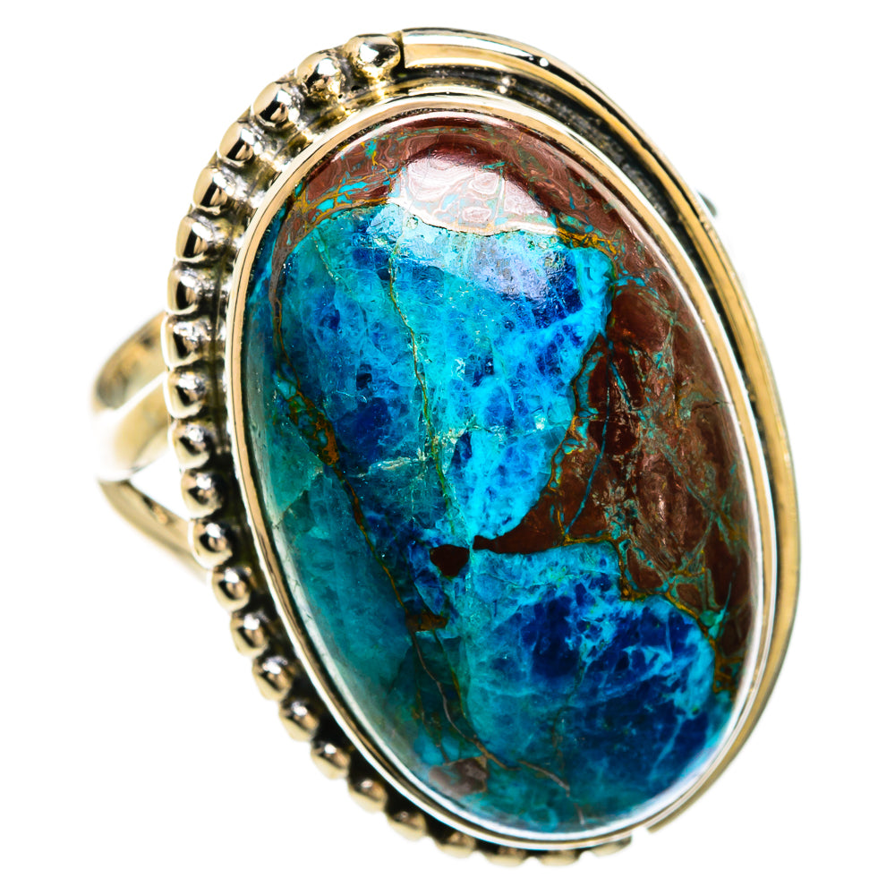 Chrysocolla Rings handcrafted by Anasilvercos - RING81374