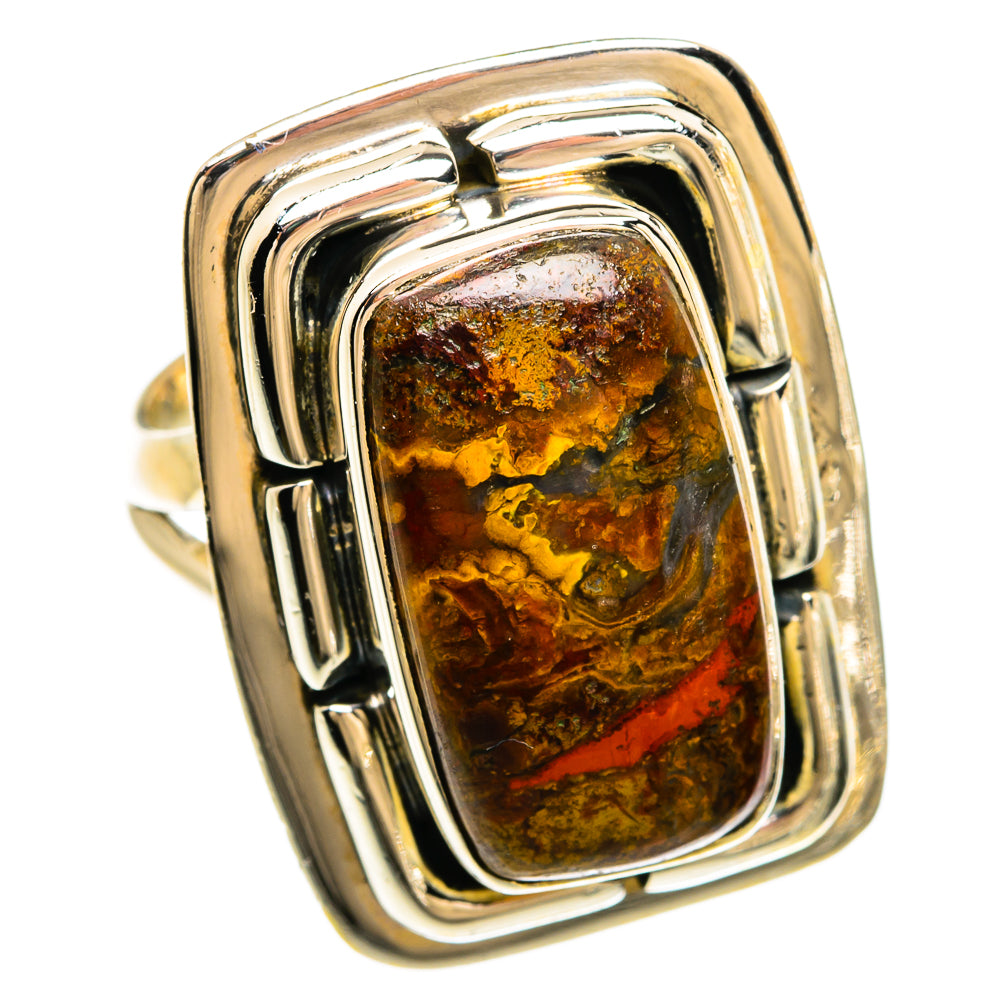 Moroccan Agate Rings handcrafted by Anasilvercos - RING81379