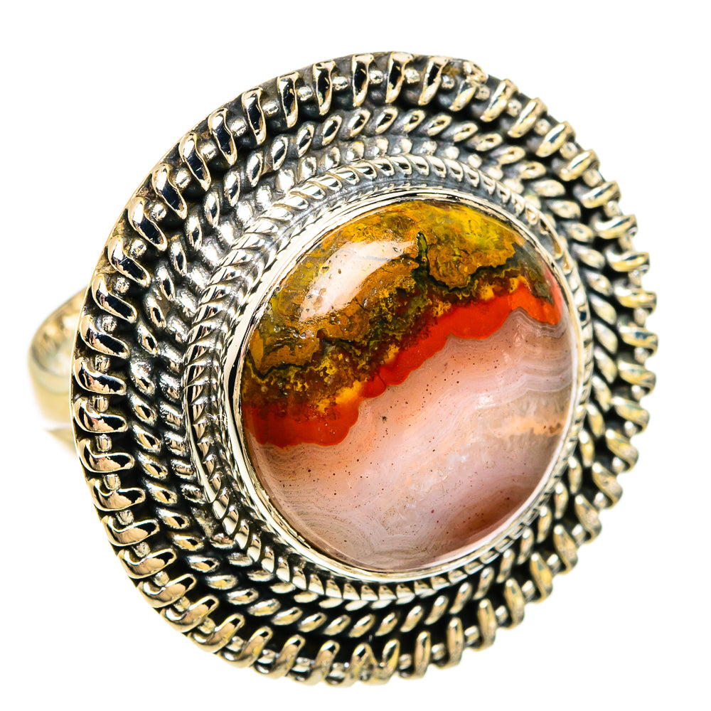 Moroccan Agate Rings handcrafted by Anasilvercos - RING81381