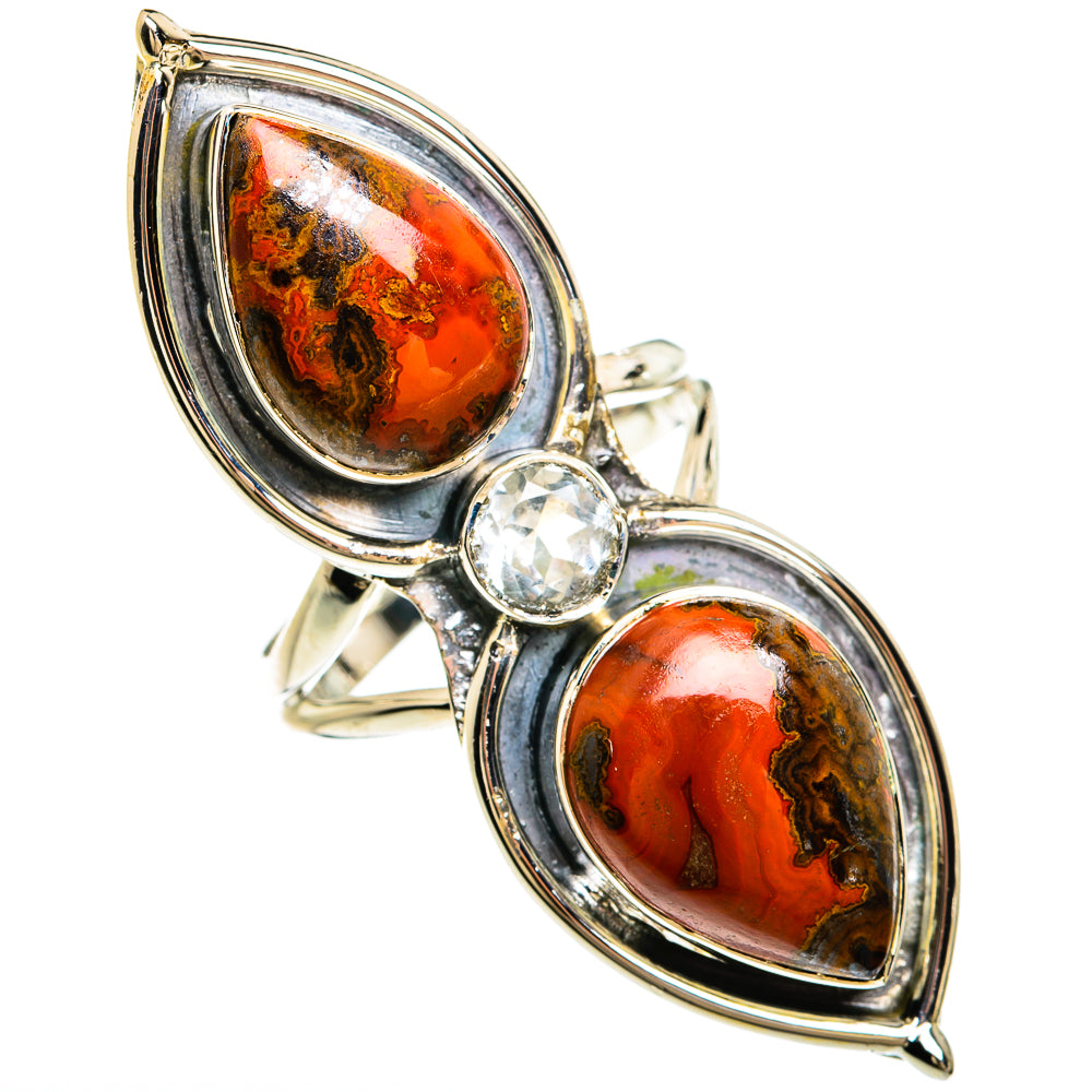 Moroccan Agate Rings handcrafted by Anasilvercos - RING81386