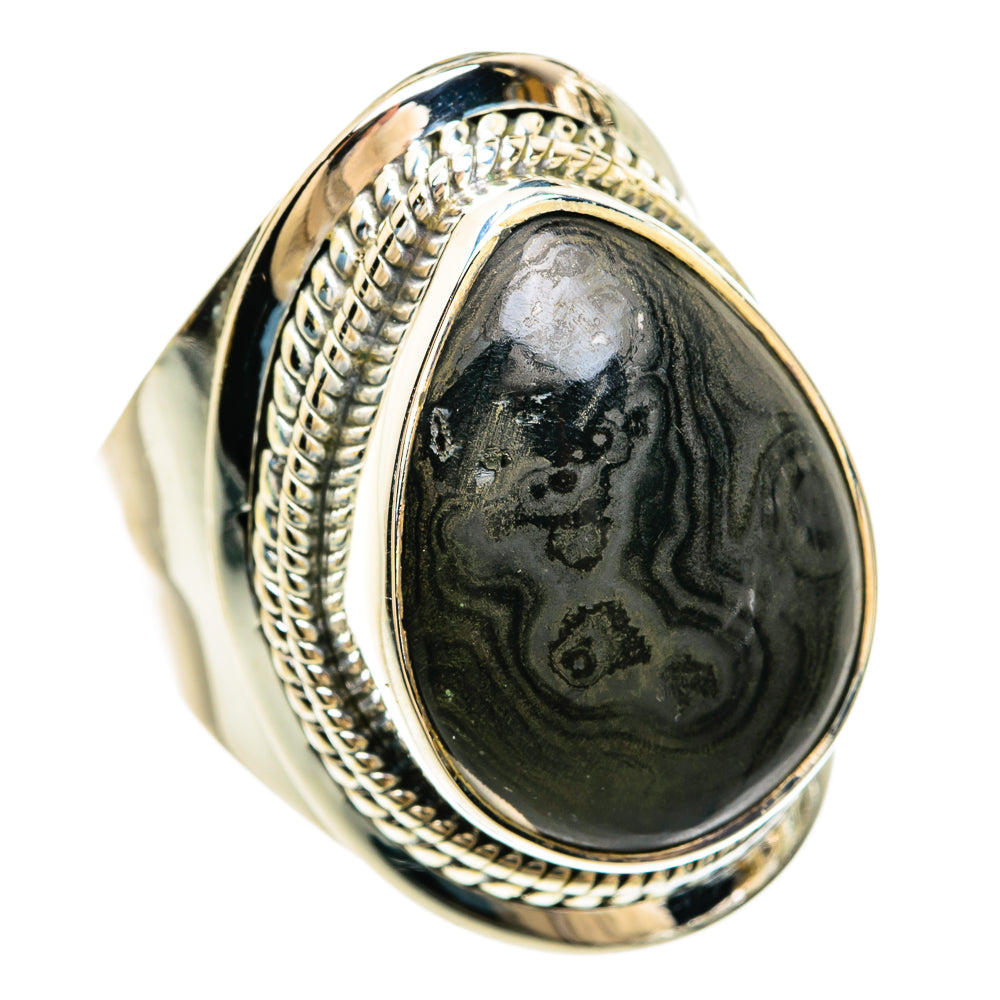 Psilomelane Rings handcrafted by Anasilvercos - RING81393