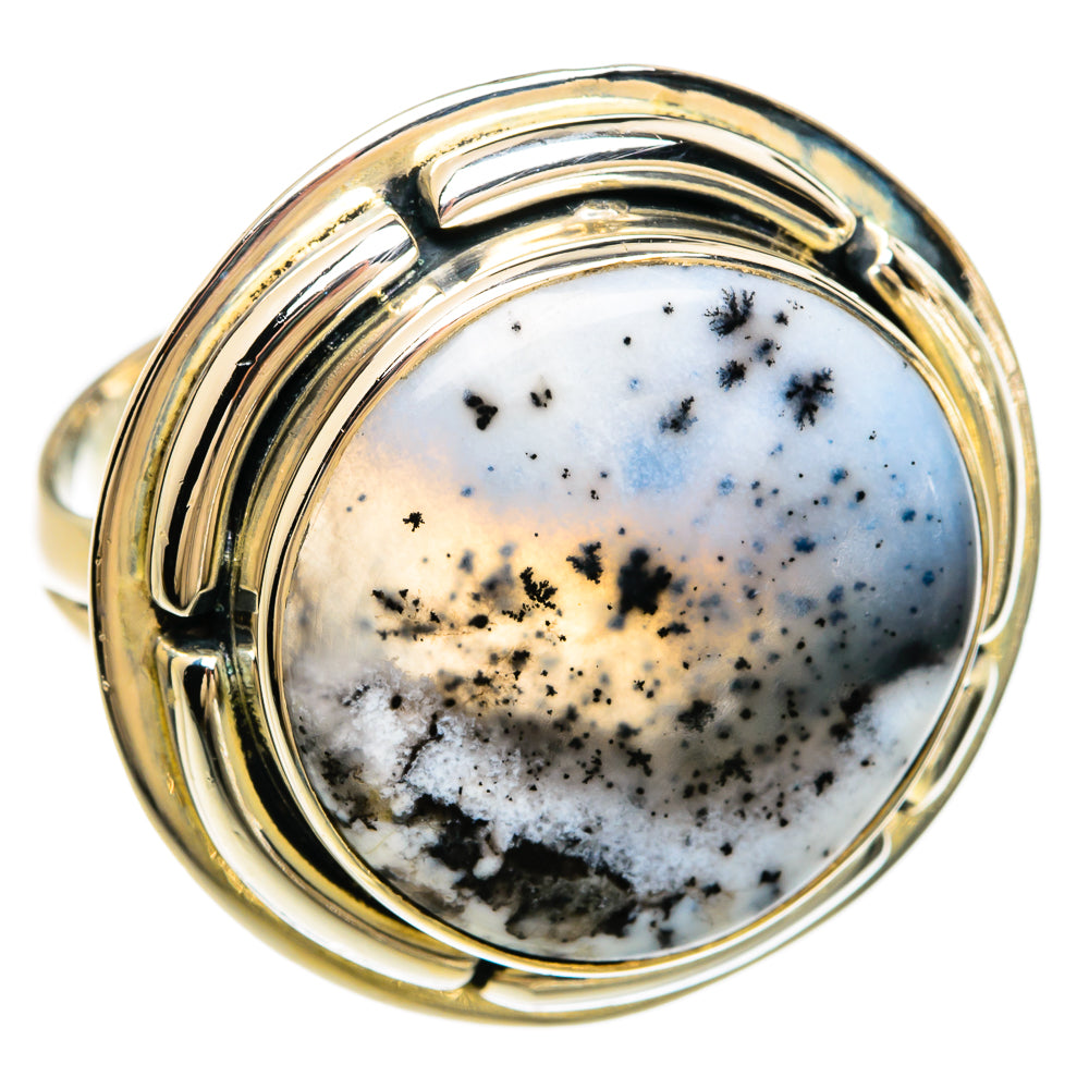 Dendritic Opal Rings handcrafted by Anasilvercos - RING81396
