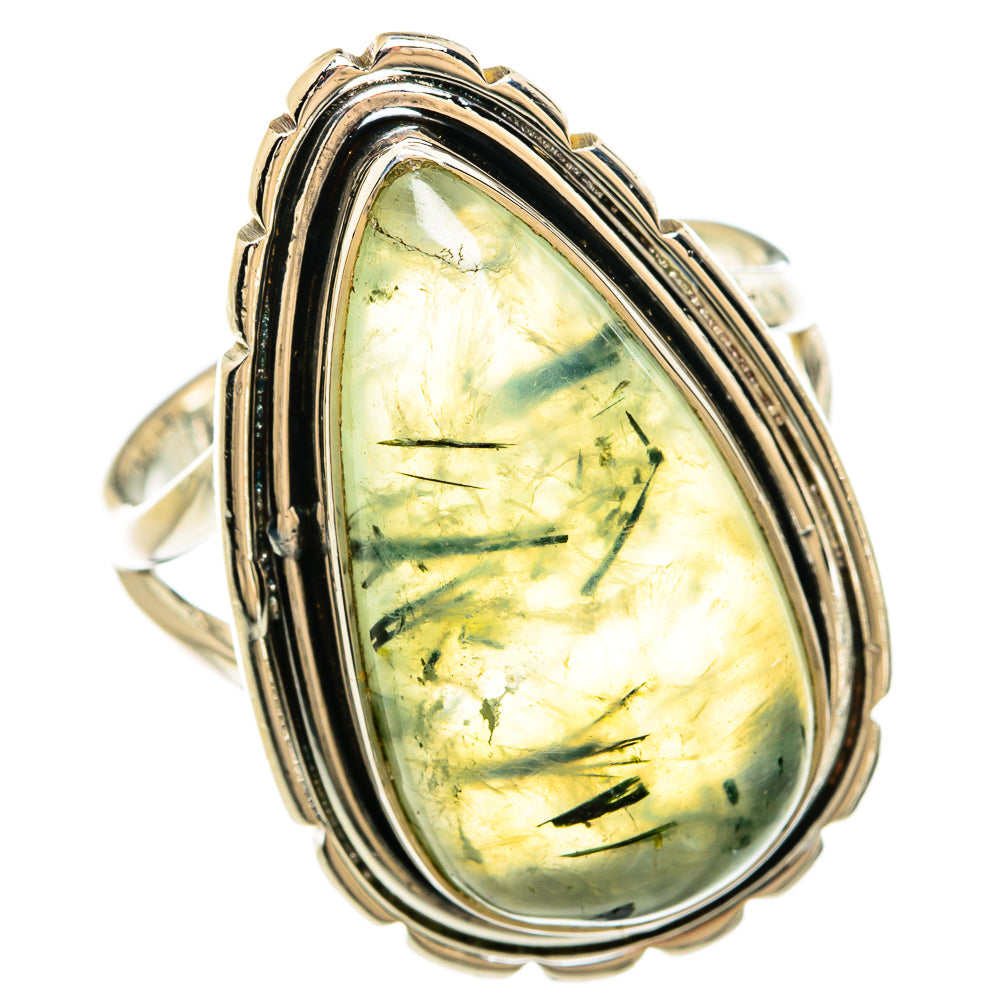 Prehnite Rings handcrafted by Anasilvercos - RING81410